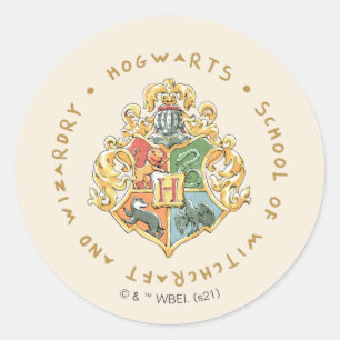 Sticker Rond HOGWARTS™ School of Witchcraft et Wizardry
