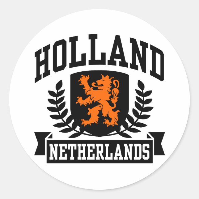 Sticker Rond Hollande (Devant)
