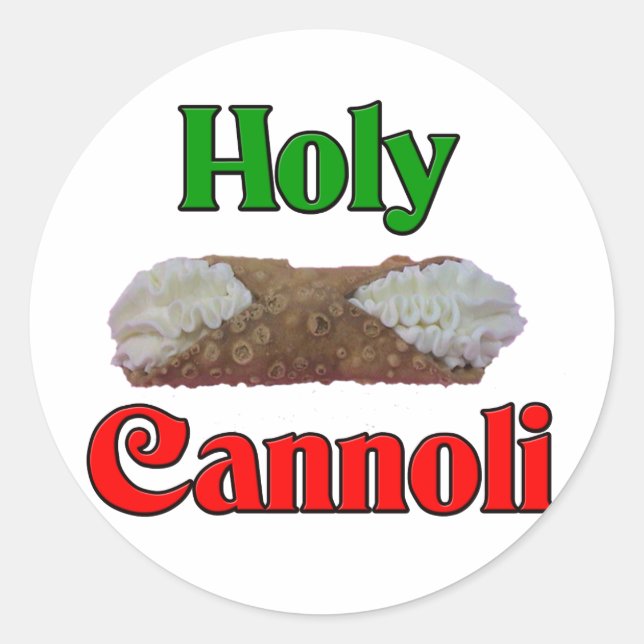 Sticker Rond Holly Cannoli (Devant)