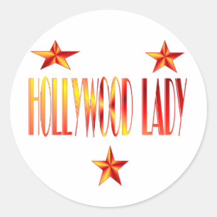 Sticker Rond hollywood
