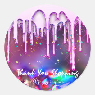 Sticker Rond Holographe de la Parties scintillant de Merci Shop
