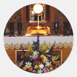 Sticker Rond Holy Eucharist