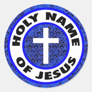 Sticker Rond Holy Nom de Jésus
