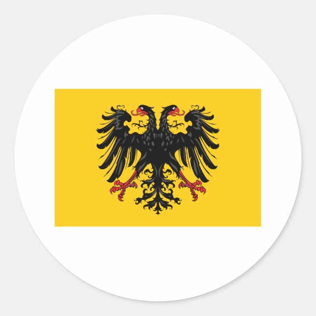 Sticker Rond Holy Roman Empire Flag (Devant)