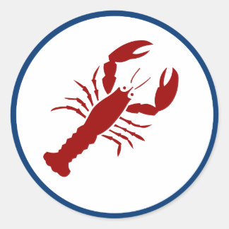 Sticker Rond Homard