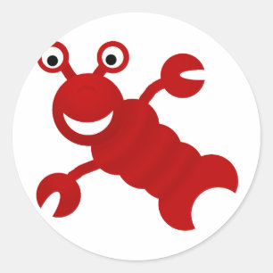Sticker Rond homard