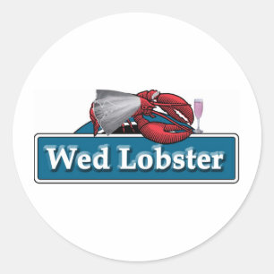 Sticker Rond Homard de mer