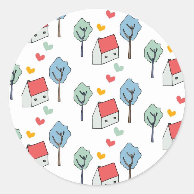 Sticker Rond Home i… (Devant)