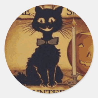 Sticker Rond Home sweet haunted home