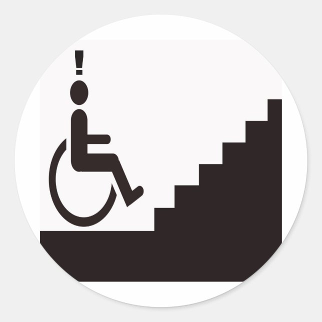 Sticker Rond homme dans l'univers (Devant)