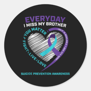 Sticker Rond Hommes Femmes Prévention Fraternité Sensibilisatio