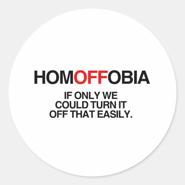 Sticker Rond HOMOFFOBIA.png (Devant)