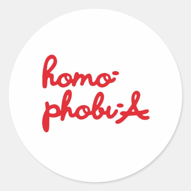 Sticker Rond HOMOPHOBIE -.png (Devant)