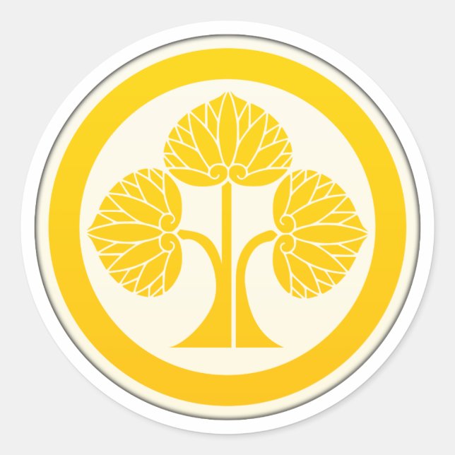 Sticker Rond Honda Clan Kamon (Devant)