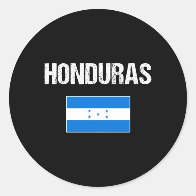 Sticker Rond Honduras (Devant)
