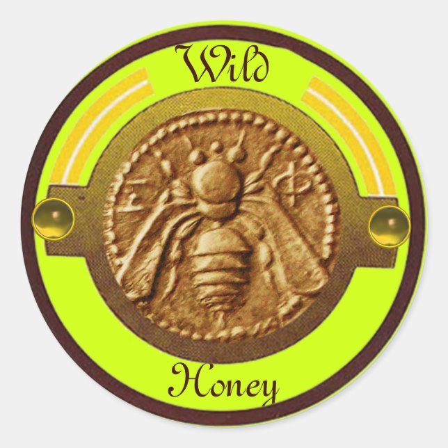 STICKER ROND HONEY BEE / BEEKEEPER BEEKEEPER (Devant)