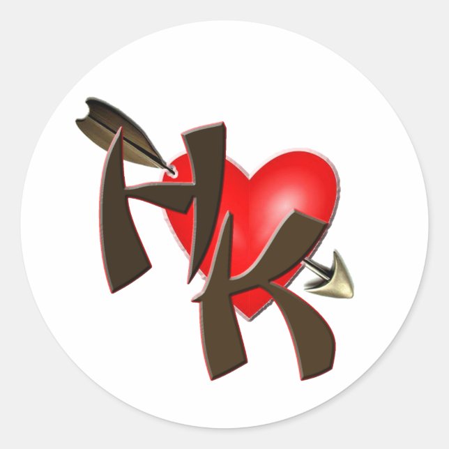 Sticker Rond Hong Kong (Devant)