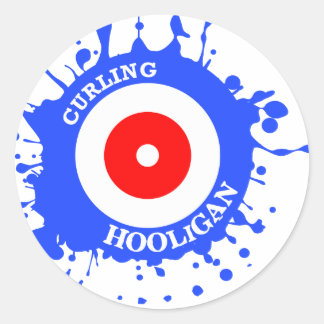 Sticker Rond Hooligan de curling