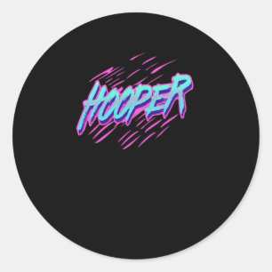Sticker Rond Hooper Slash
