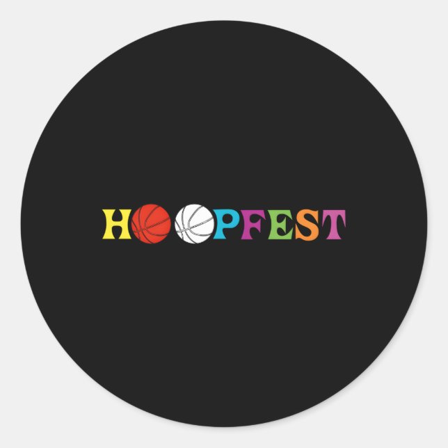 Sticker Rond Hoopfest (Devant)