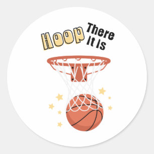 Sticker Rond Hop Là C'Est