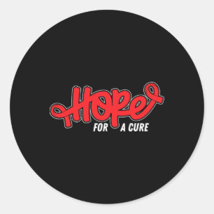Sticker Rond Hope Cure- Sickle Cell Anemia Sensibilisation à l'