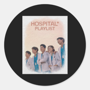 Sticker Rond Hôpital Playlist Kdrama Wise Doctor Life Jo Jung