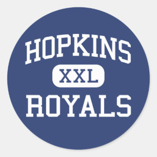 Sticker Rond Hopkins - Royals - lycée - Hopkins Minnesota