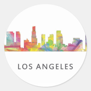 STICKER ROND HORIZON WB1- DE LOS ANGELES, LA CALIFORNIE