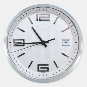 Sticker Rond Horloge