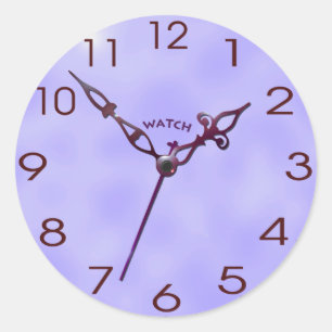 Sticker Rond horloge face_03