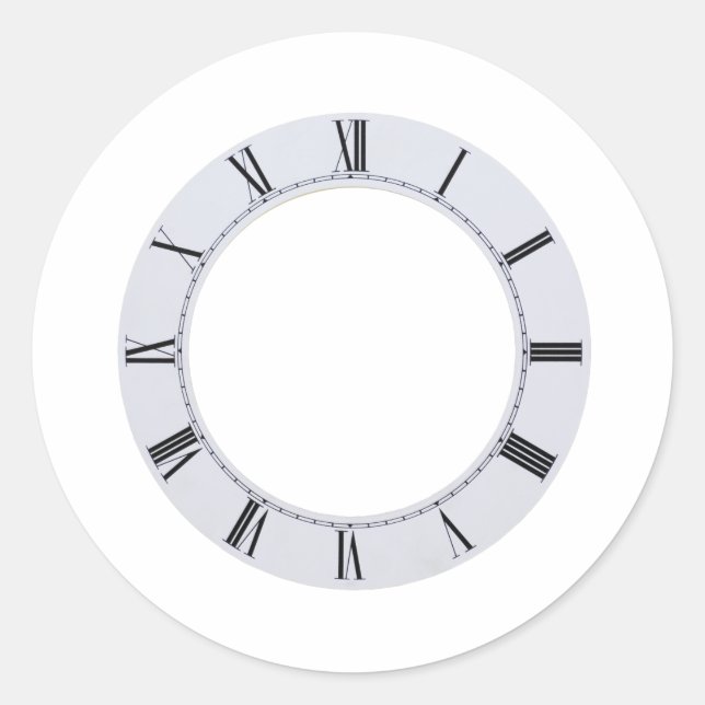 Sticker Rond HorlogeFace060709 (Devant)