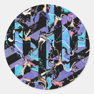 Sticker Rond Horreur visuelle