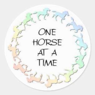 Sticker Rond horsecirclelogo
