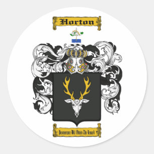 Sticker Rond Horton