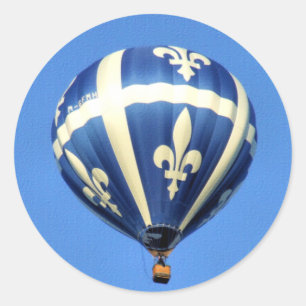 Sticker Rond Hot Air Balloon Festival Gatineau!