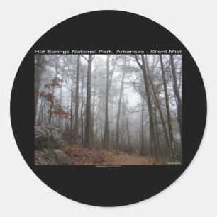 Sticker Rond Hot Springs National Park, AR Silent Mist Don