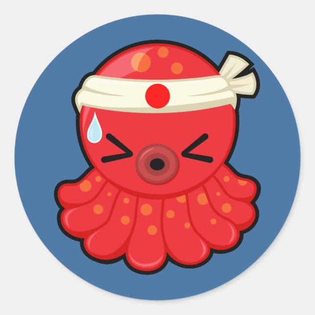 Sticker Rond Hot Tako (Devant)