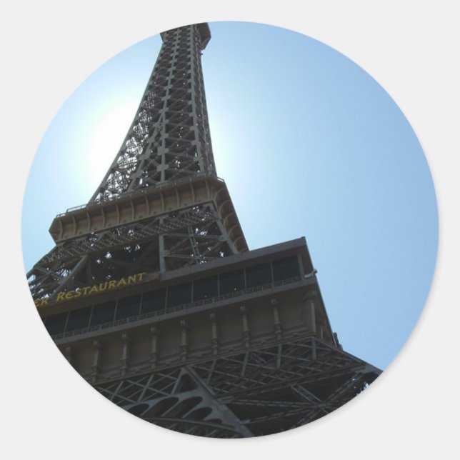 Sticker Rond Hôtel Las Vegas Paris (Devant)