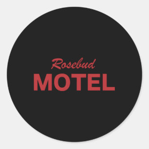Sticker Rond Hotel Rosebud