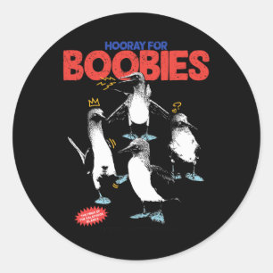 Sticker Rond Hourra pour moi ils sont réels et ils sont Spectac