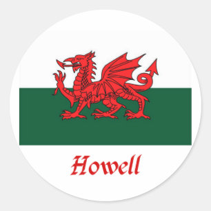 Sticker Rond Howell Welsh