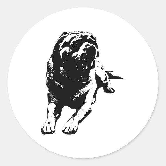 Sticker Rond Howl et Chill d'automne (Devant)