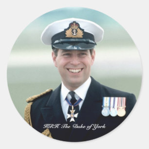 Sticker Rond HRH Prince Andrew