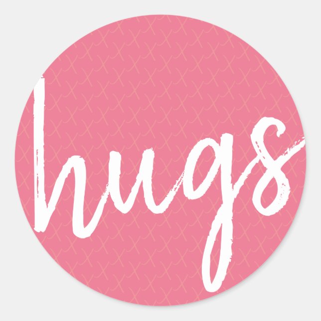 Sticker Rond Hugs x (Devant)