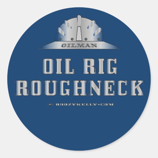 Sticker Rond Huile Roghneck, Huile Patch Sticker, Casquette (Devant)