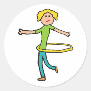Sticker Rond Hula Hoop