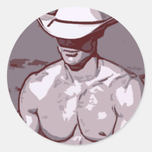 Sticker Rond Humble Cowboy