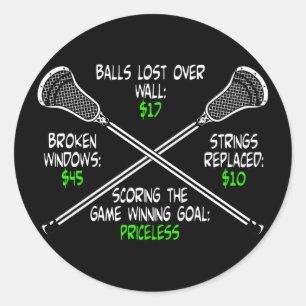Sticker Rond Humour de crosse inestimable