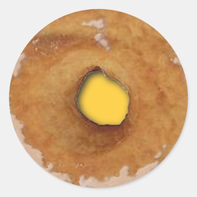 Sticker Rond Humour DONUT (Devant)